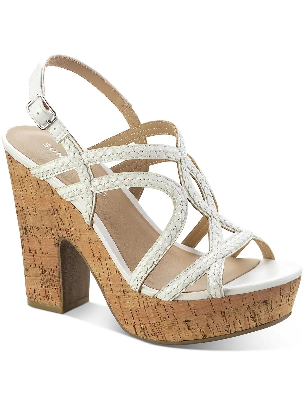 NadiyaP Womens Ankle Strap Padded Insole Dress Sandals