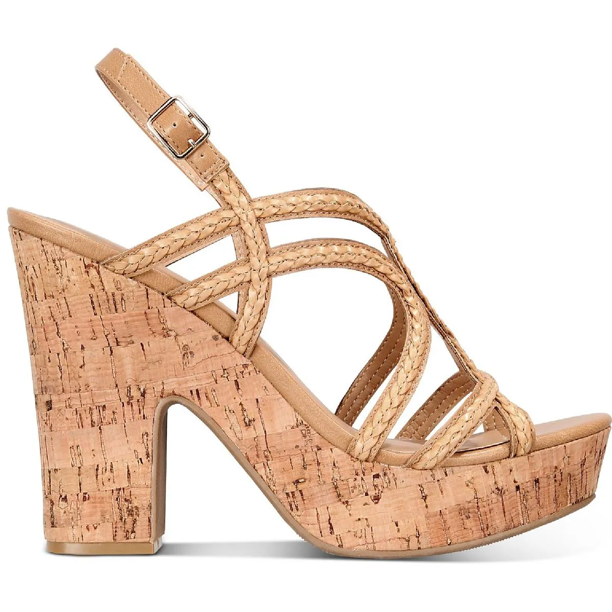 NadiyaP Womens Ankle Strap Padded Insole Dress Sandals