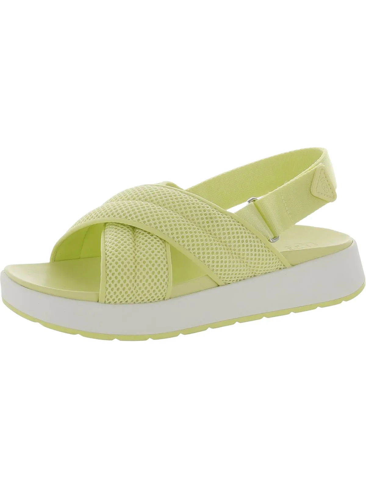 Nella Womens Leather Slingback Platform Sandals