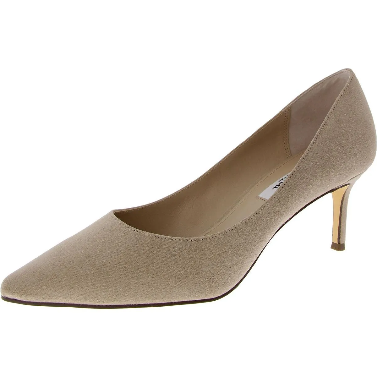 Nina60 Womens Pointed Toe Slip On Dress Heels