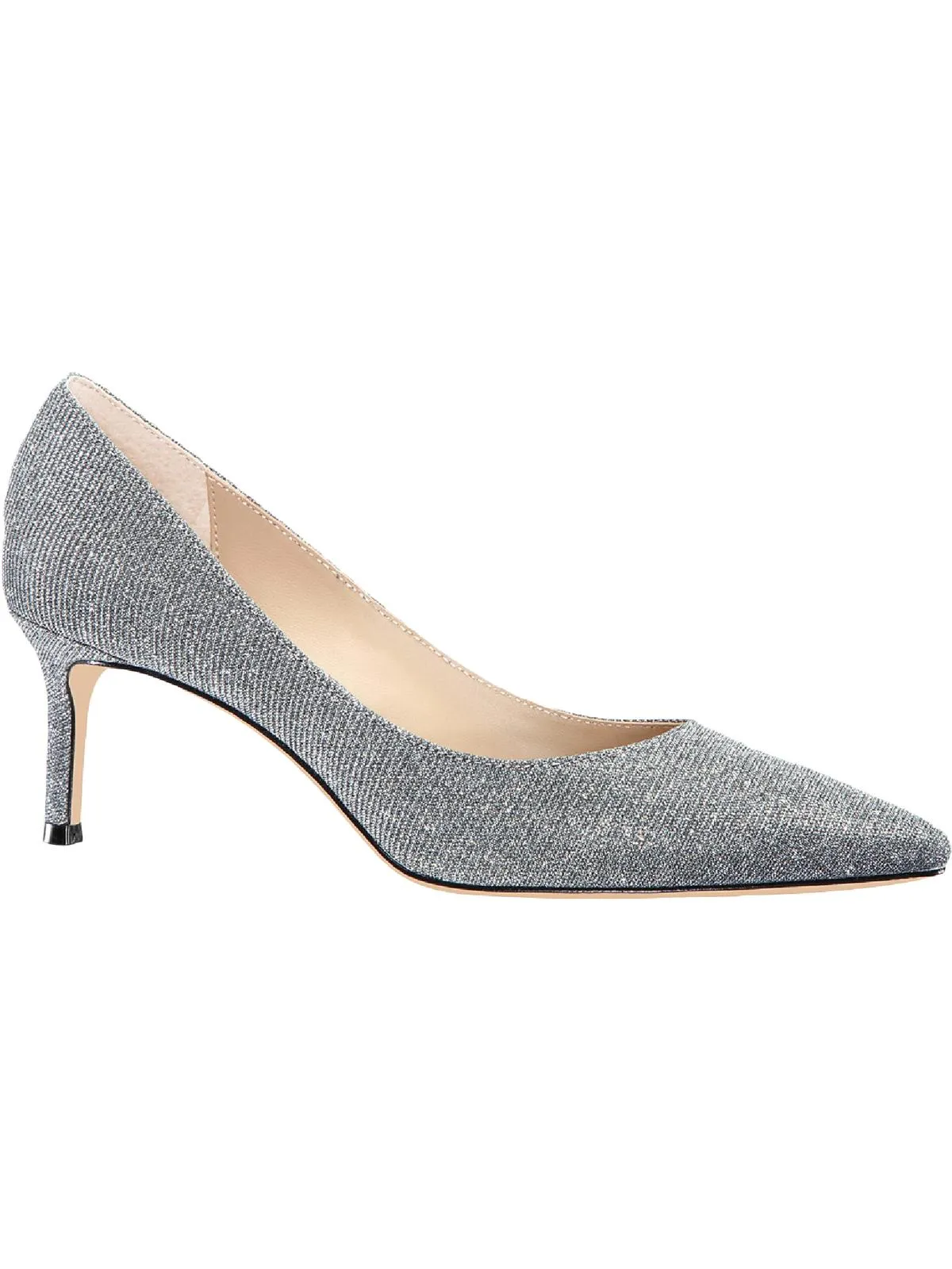 Nina60 Womens Pointed Toe Slip On Dress Heels