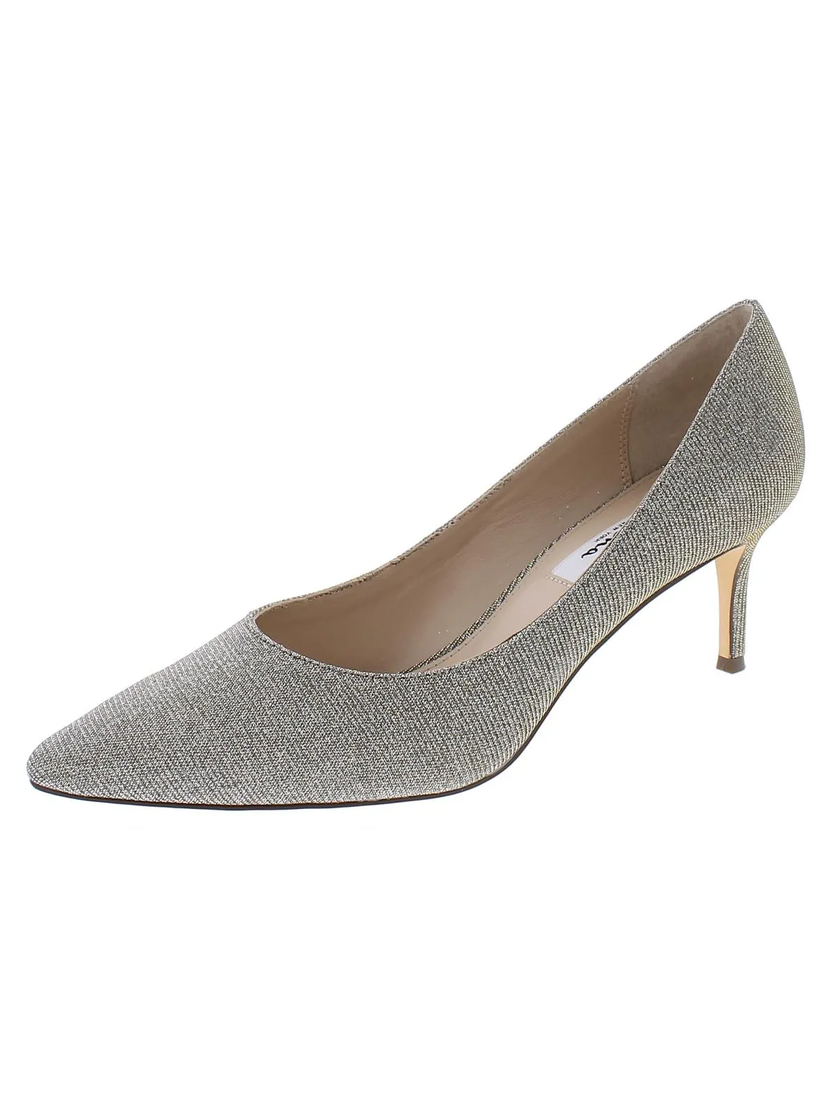 Nina60 Womens Pointed Toe Slip On Dress Heels