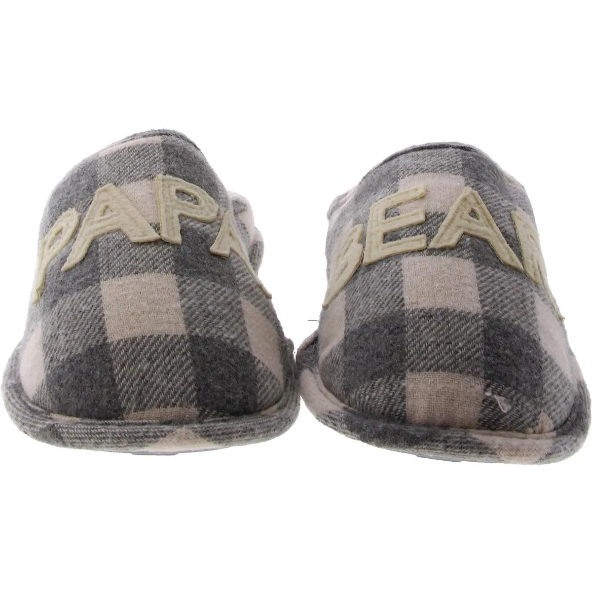 Papa Bear Scuff Mens Faux Fur Slip On Loafer Slippers