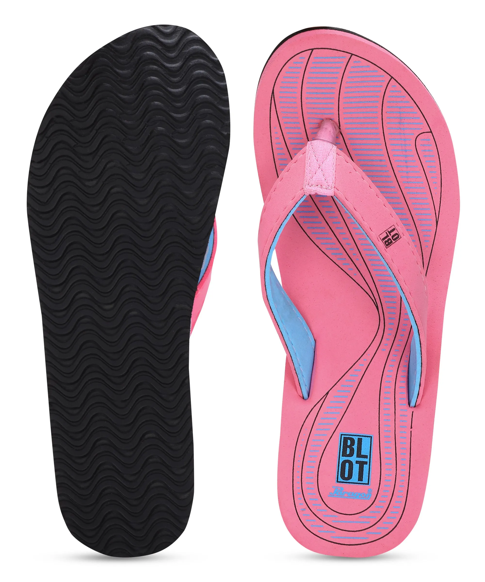 Paragon Blot K3307L Women Slippers | Lightweight Flipflops for Indoor & Outdoor | Casual & Comfortable | For Everyday Use