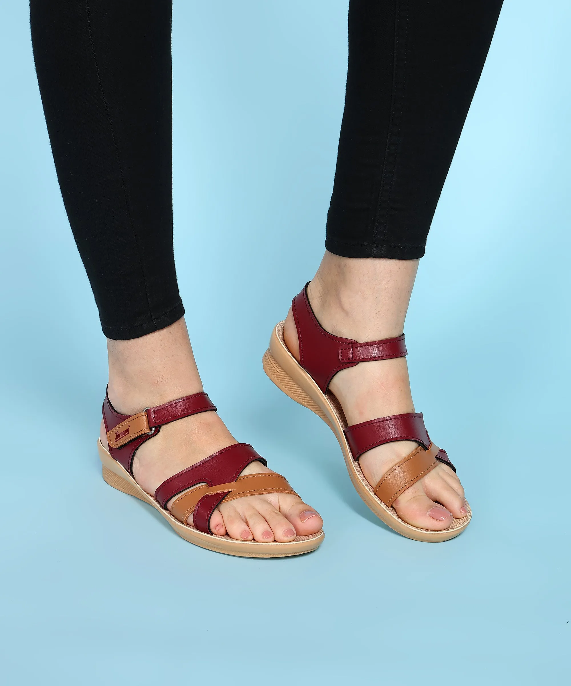 Paragon Women's Trendy Wedge Heel Sandals with Cushioned Sole and Sturdy Construction for Everyday Use