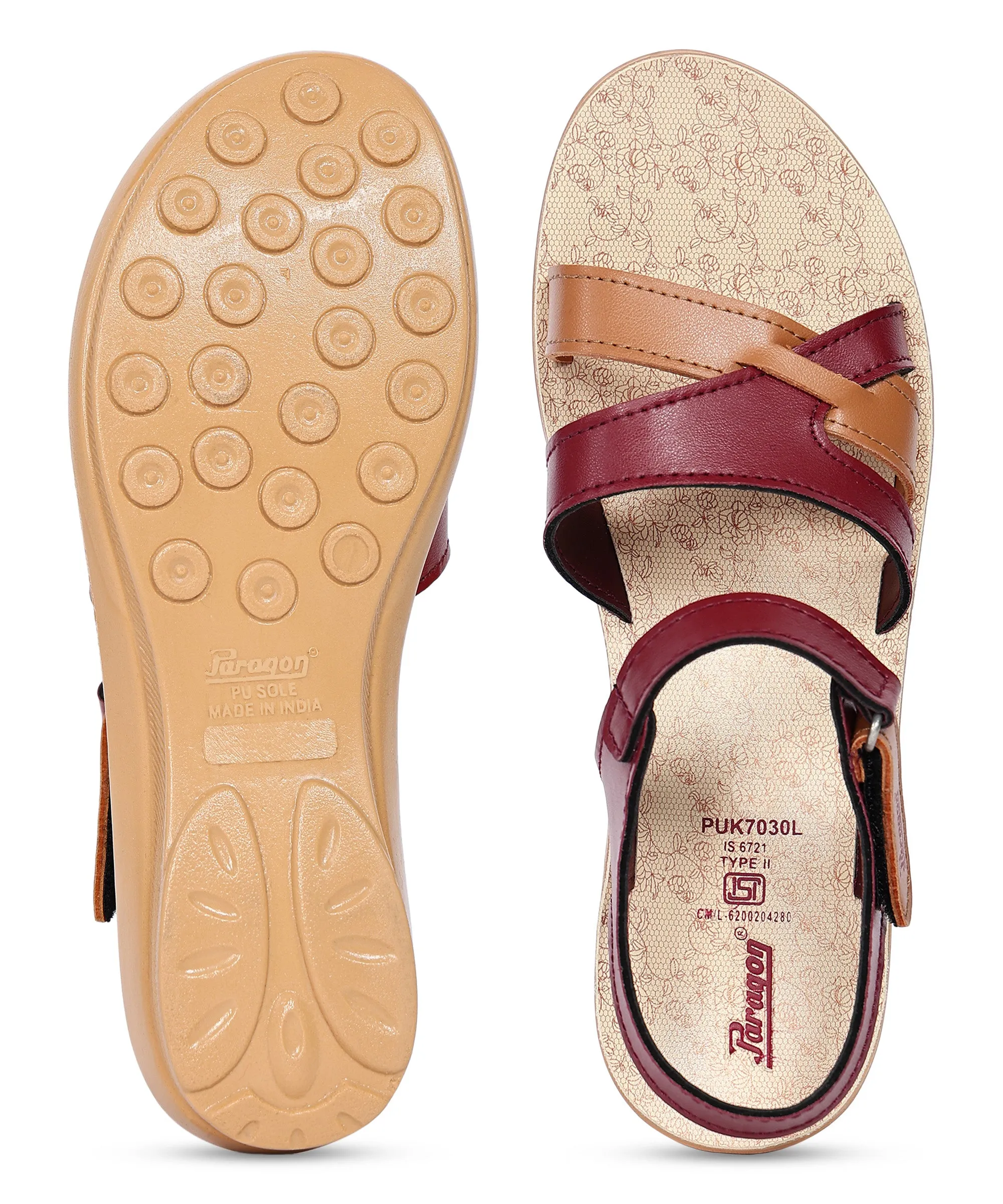 Paragon Women's Trendy Wedge Heel Sandals with Cushioned Sole and Sturdy Construction for Everyday Use