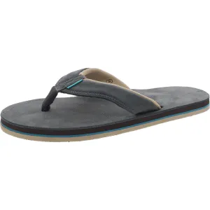 Pier Mens Memory Foam Nubuck Flip-Flops