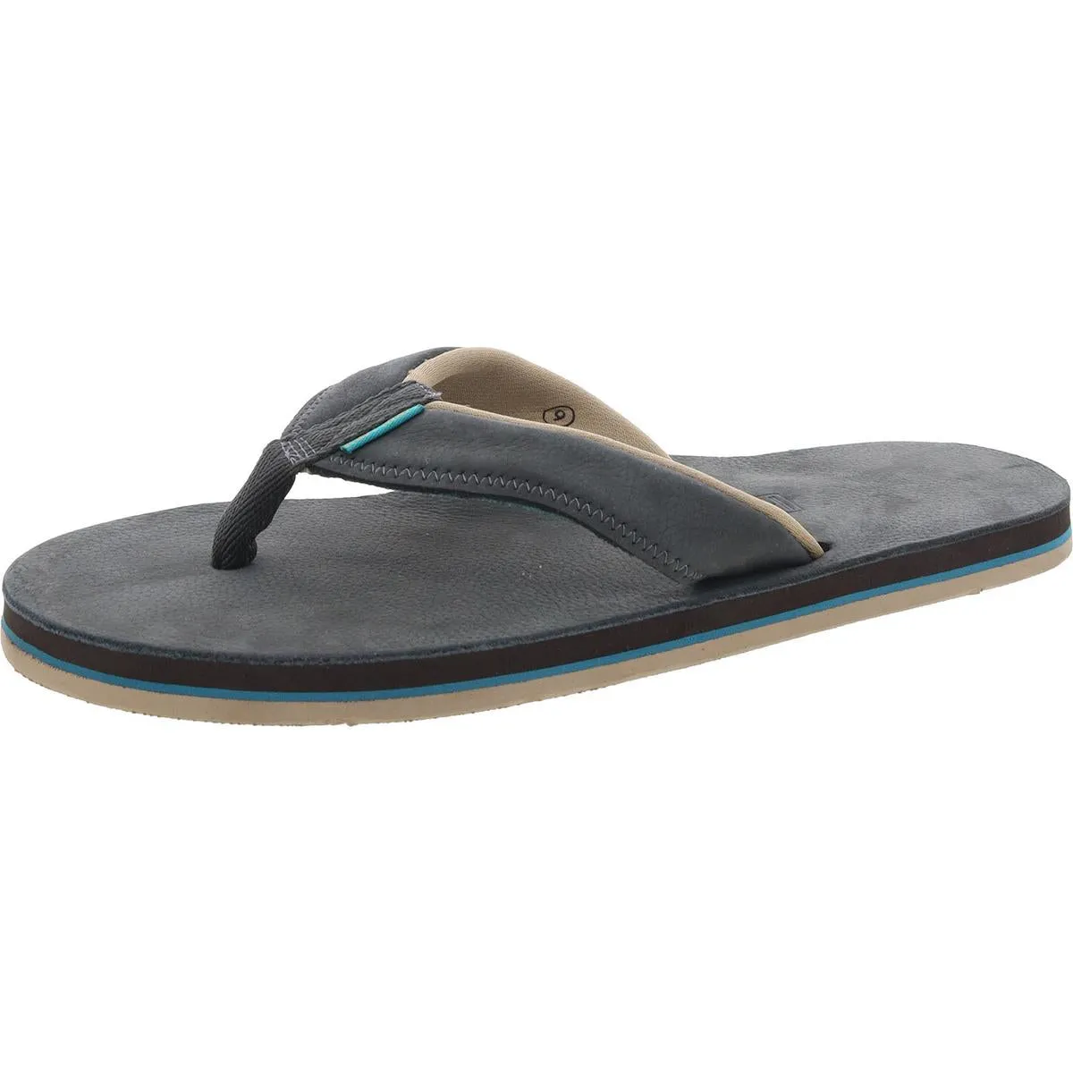 Pier Mens Memory Foam Nubuck Flip-Flops