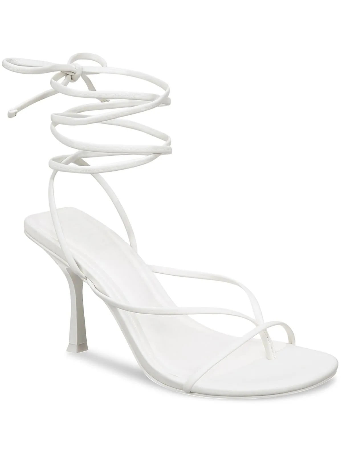 Pippa Womens Faux Leather Thong Slingback Sandals