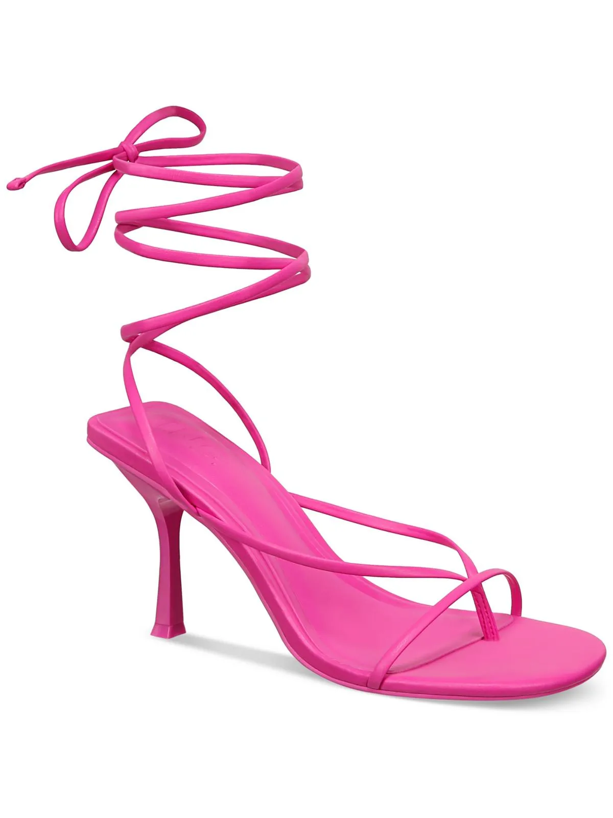 Pippa Womens Faux Leather Thong Slingback Sandals