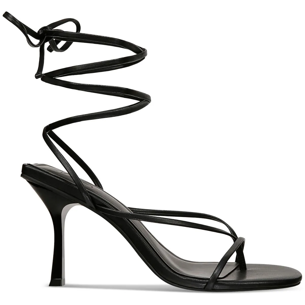 Pippa Womens Faux Leather Thong Slingback Sandals