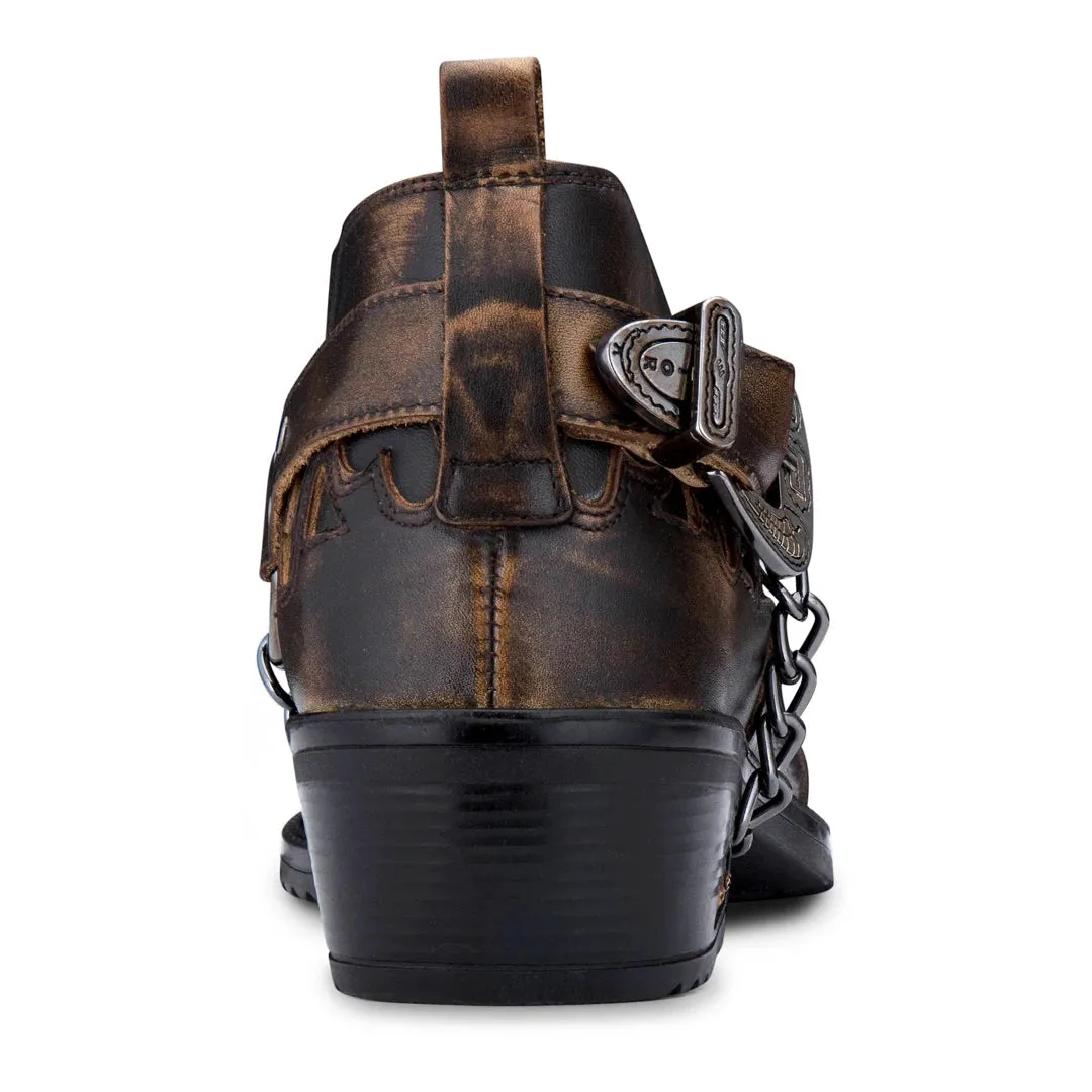 Real Leather Cowboy Wincklepickers Shoes Cuban Heel