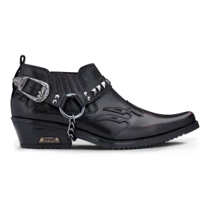 Real Leather Cowboy Wincklepickers Shoes Cuban Heel