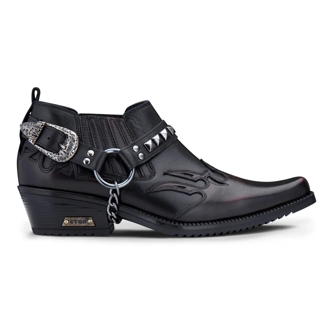 Real Leather Cowboy Wincklepickers Shoes Cuban Heel