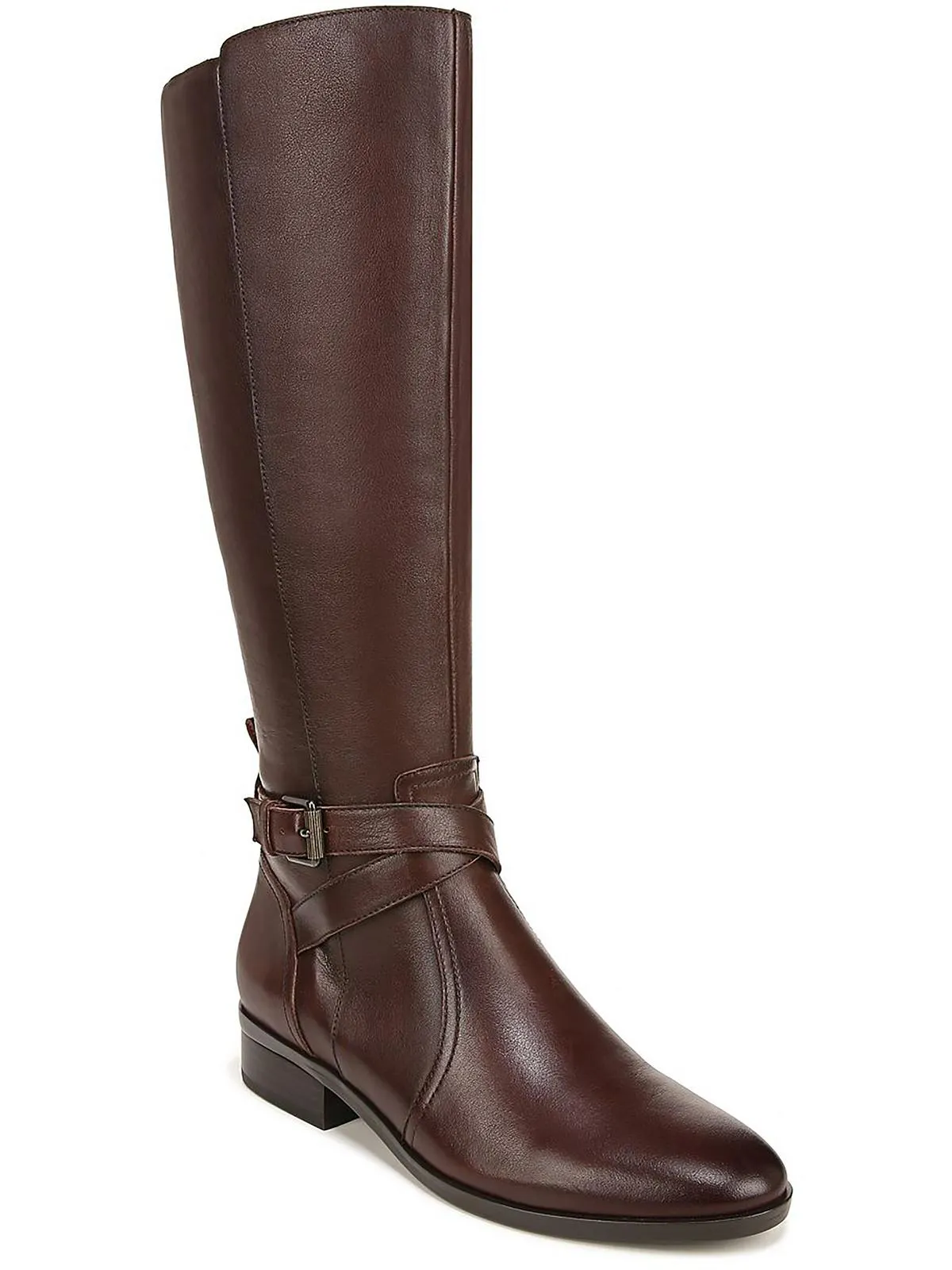 Rena Womens Zipper Wide Calf Knee-High Boots