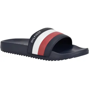 Rozi Mens Slip On Open Toe Pool Slides