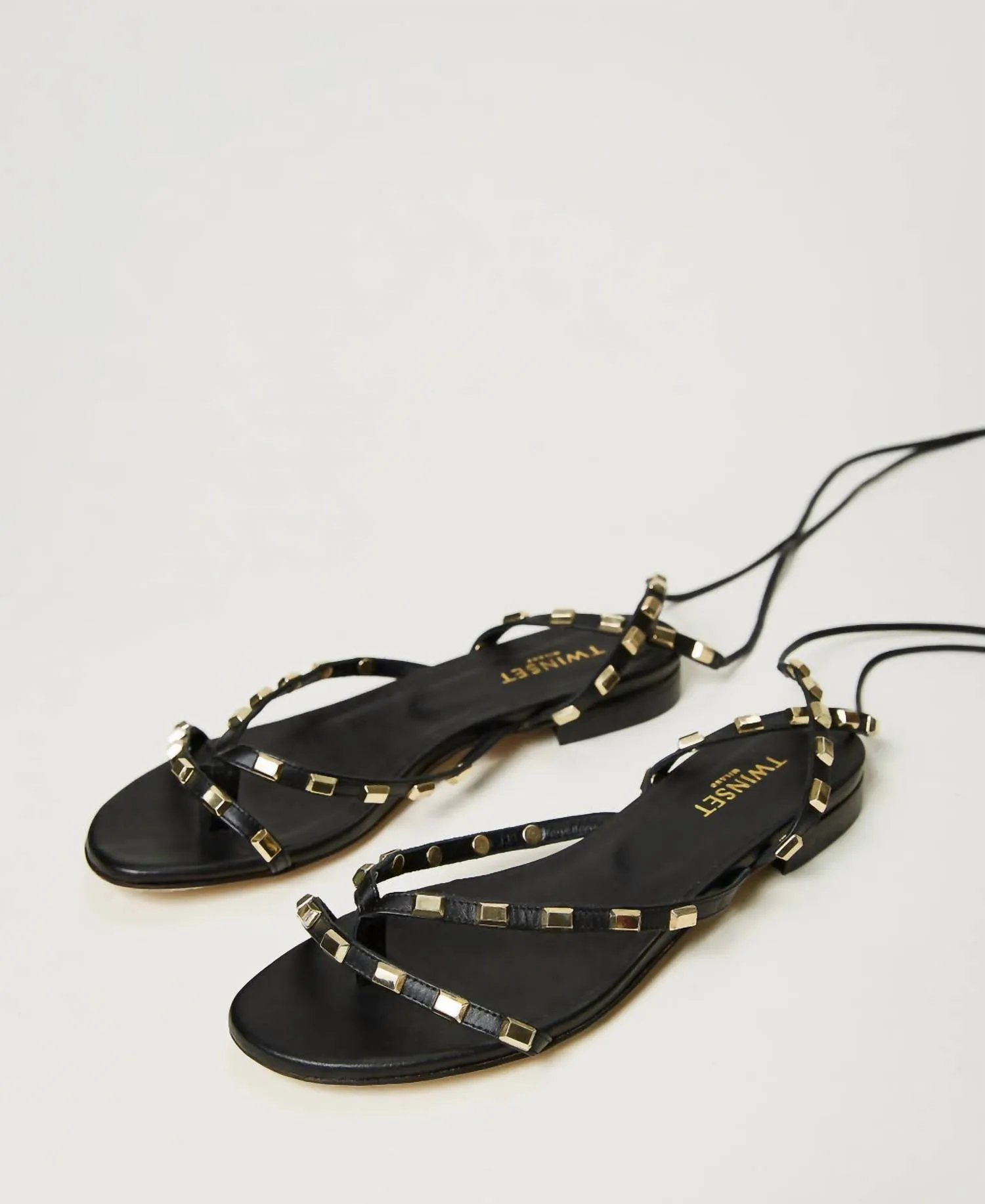 Sandalo Thongs Sandal In Nero