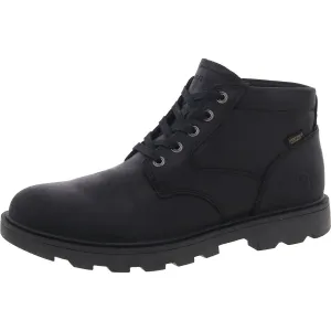 Seamus Mens Lace-Up Leather Combat & Lace-Up Boots