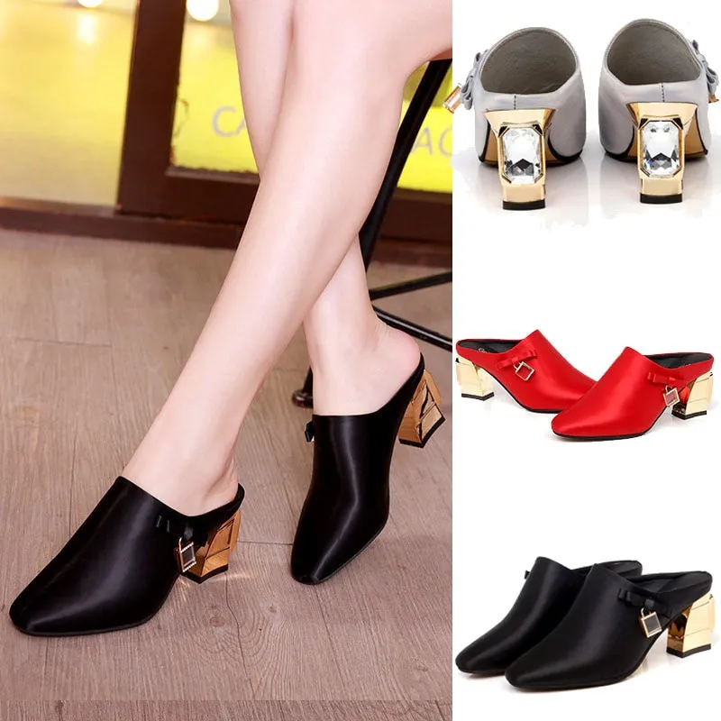 Shall We Run Away Mules Shoes