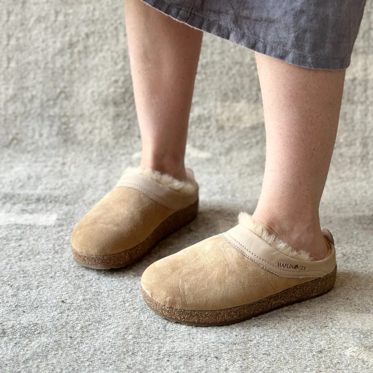 Sheepskin Clogs - Snowbird - Taupe (Adults 36-46) *Pre-order