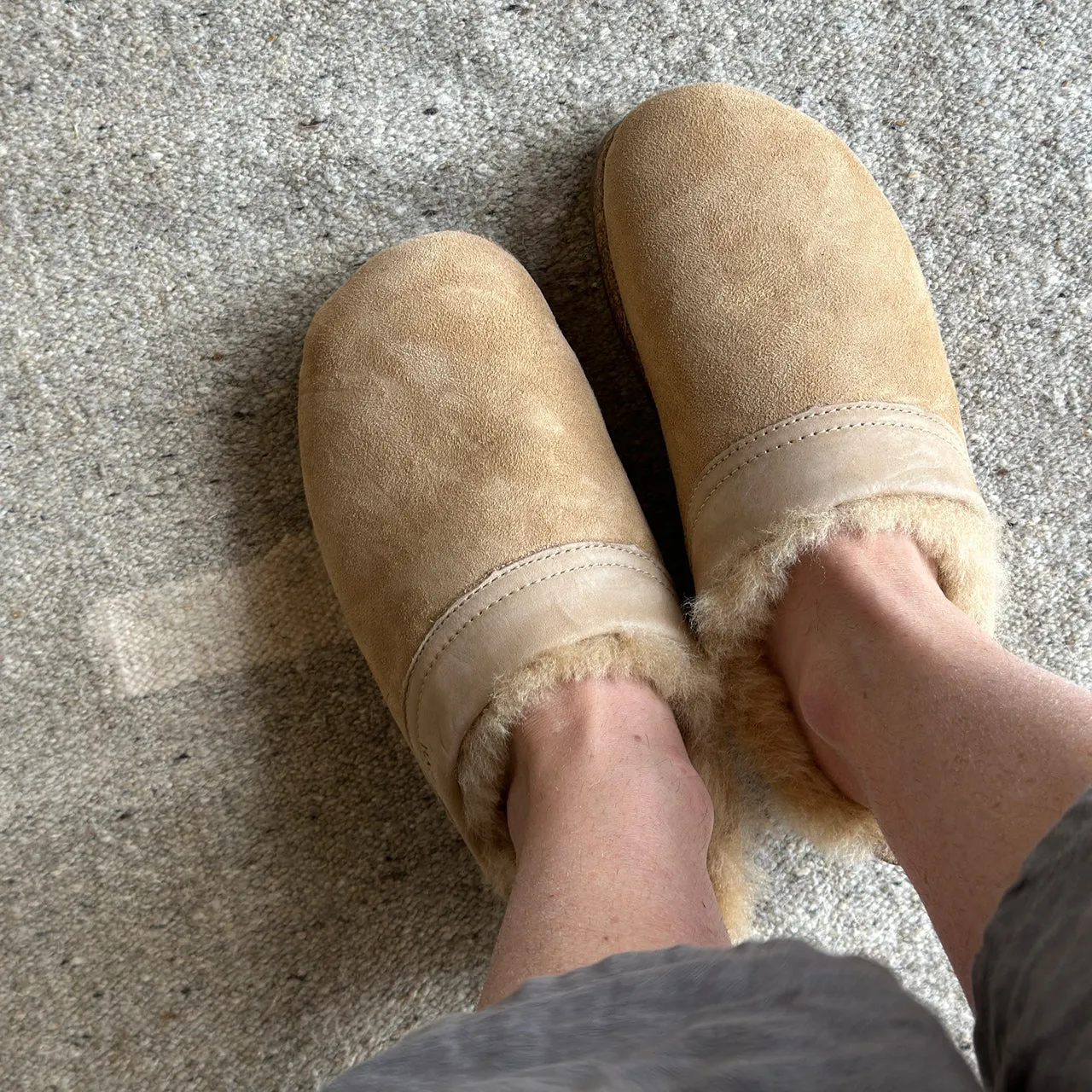 Sheepskin Clogs - Snowbird - Taupe (Adults 36-46) *Pre-order