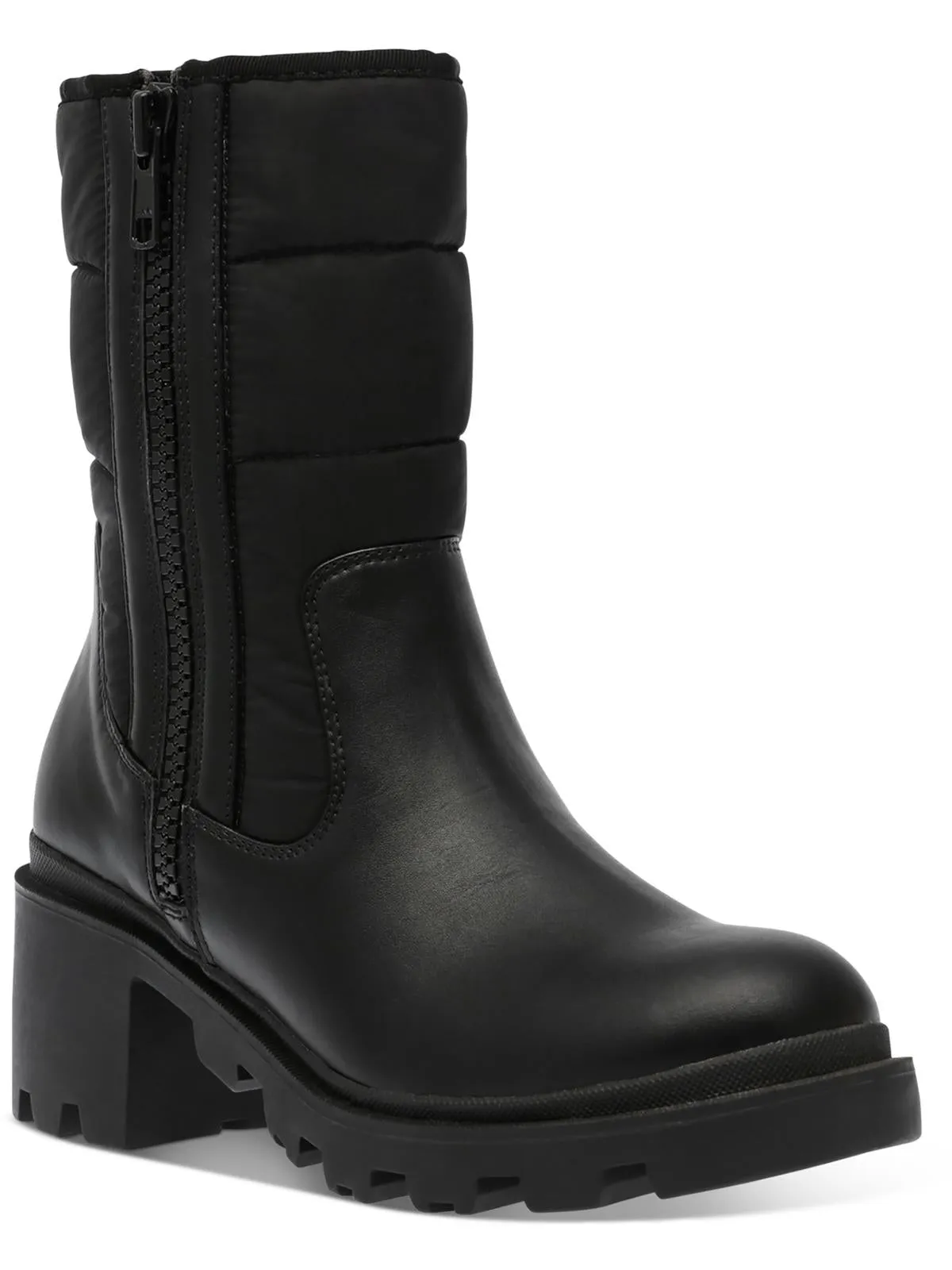 Stazie Womens Lugged Sole Puffer Winter & Snow Boots