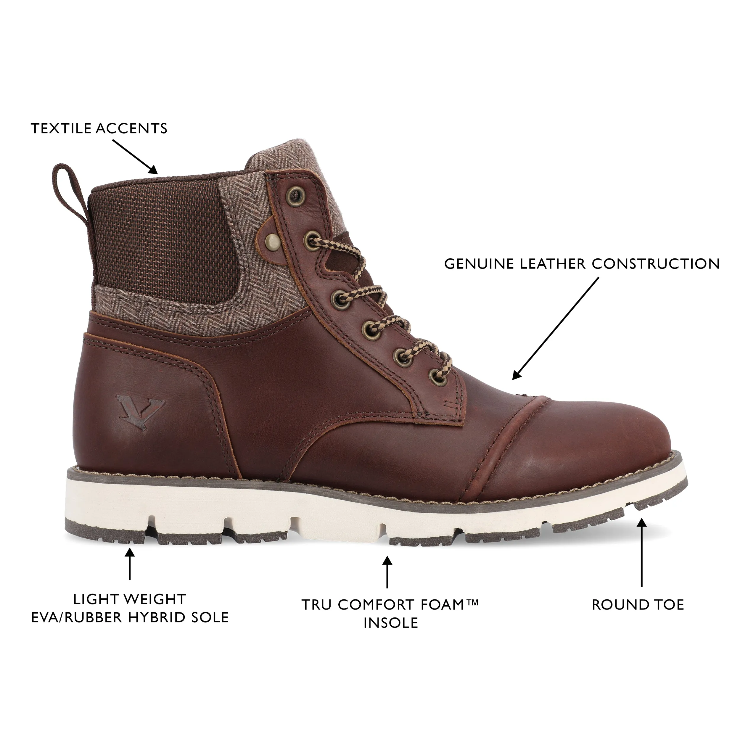 Territory Raider Cap Toe Ankle Boot