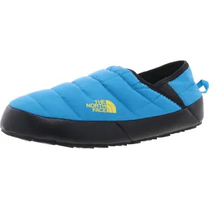 Thermoball Traction Mens Faux Fur Lined Nylon Bootie Slippers