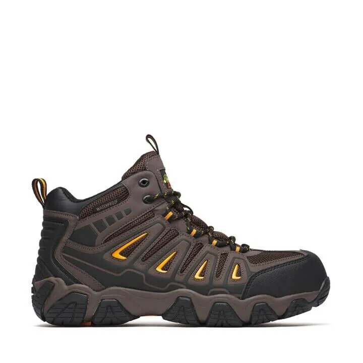 Thorogood Crosstrex Mid 804-4291 Boots Men's Brown Waterproof Safety Toe EEE3670 (Brown,10.5)