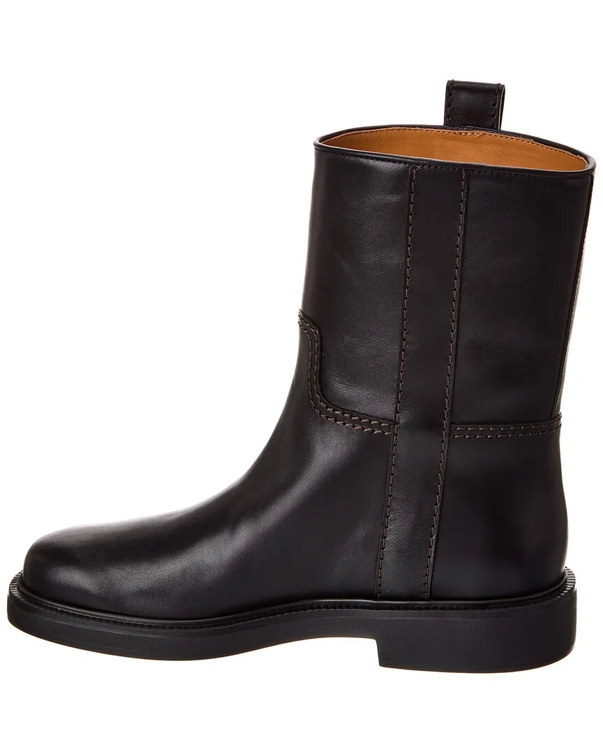 TOD��s T Logo Leather Boot