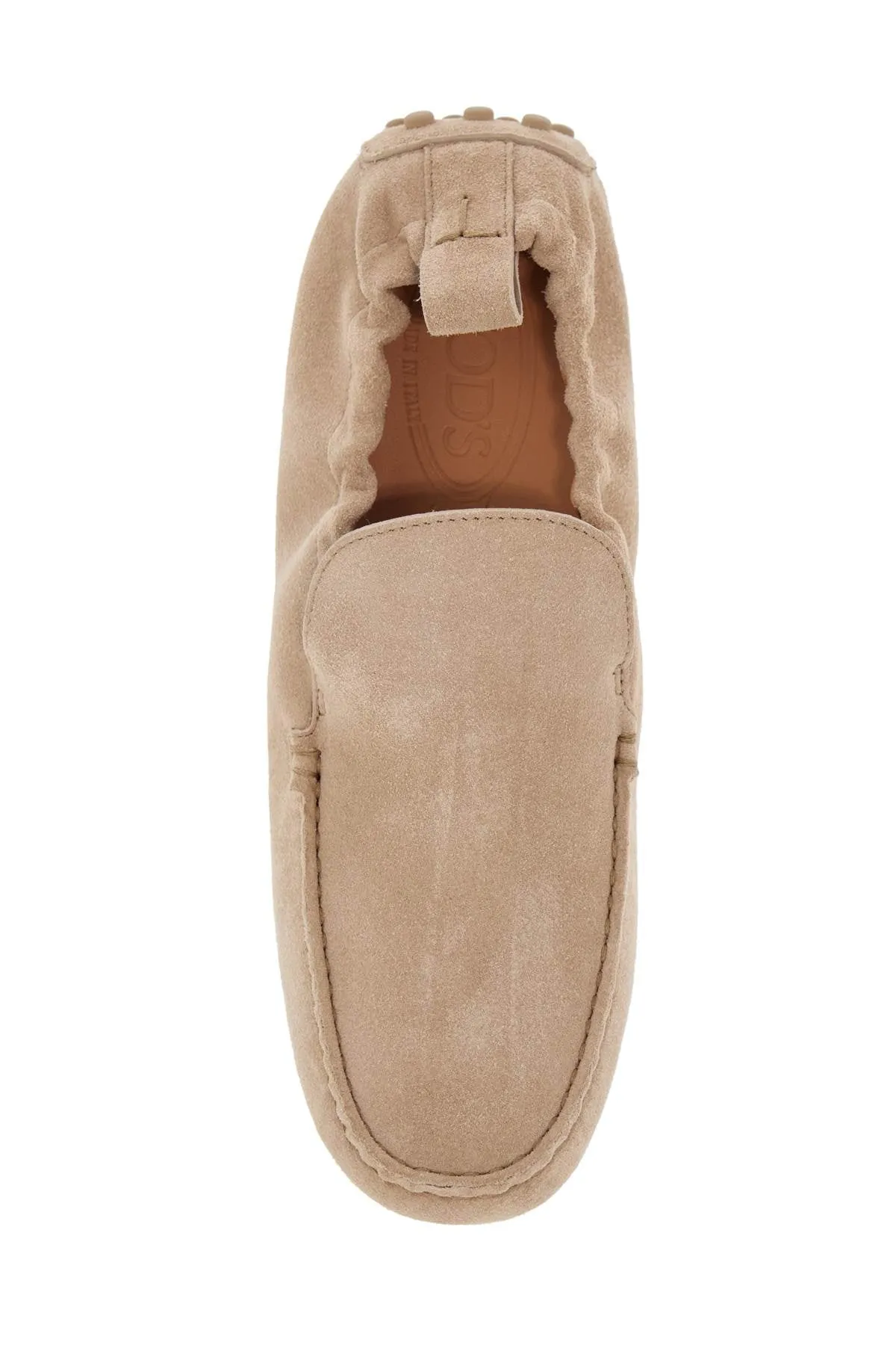 Tod's Women's Gathe Leather Slippers In Cord Color