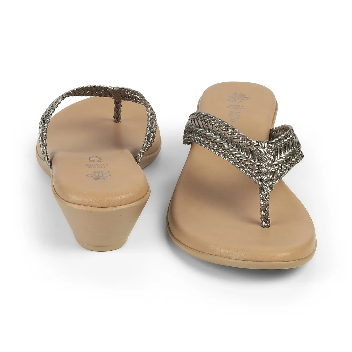 Tresmode Soeve Pewter Women's Dress Sandals