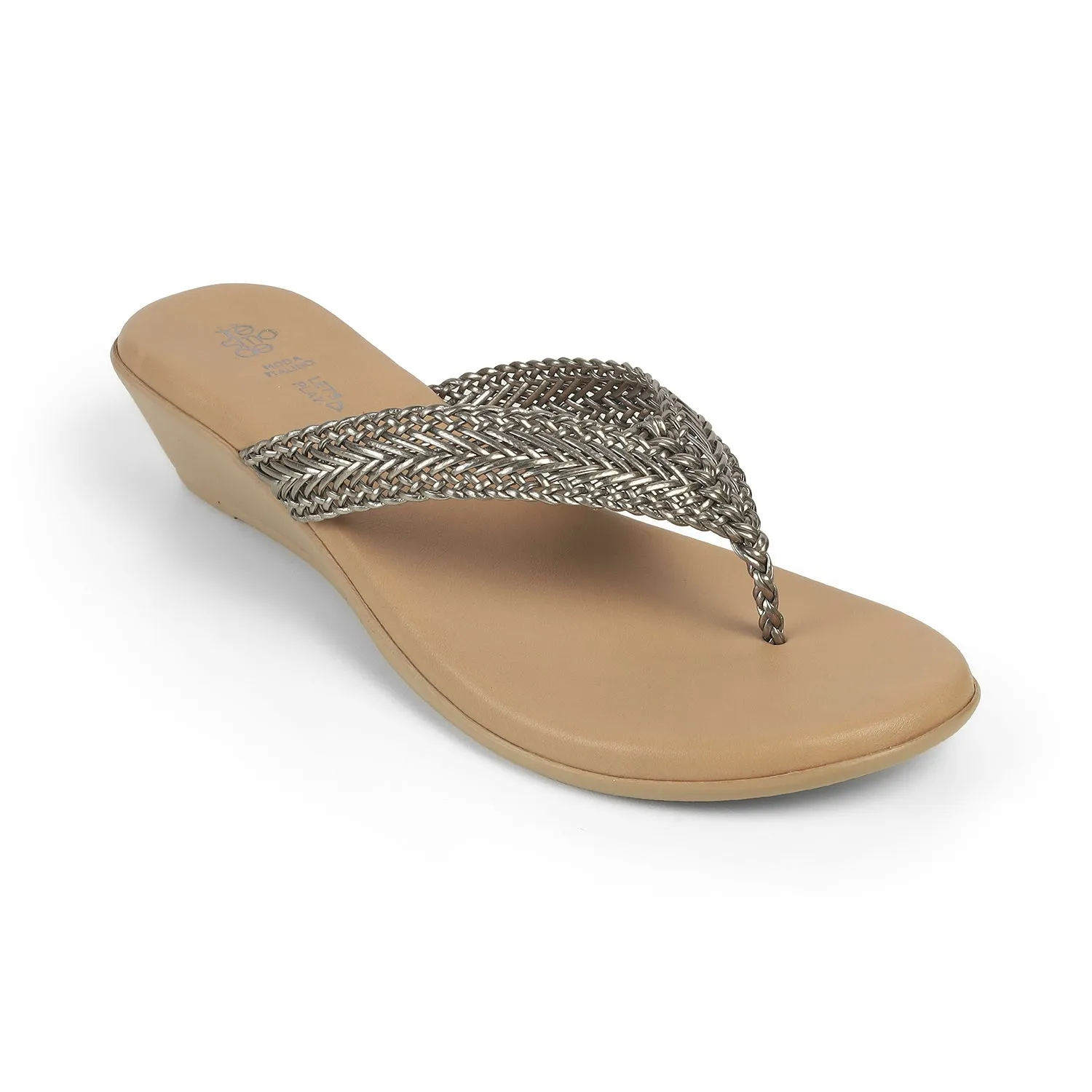 Tresmode Soeve Pewter Women's Dress Sandals