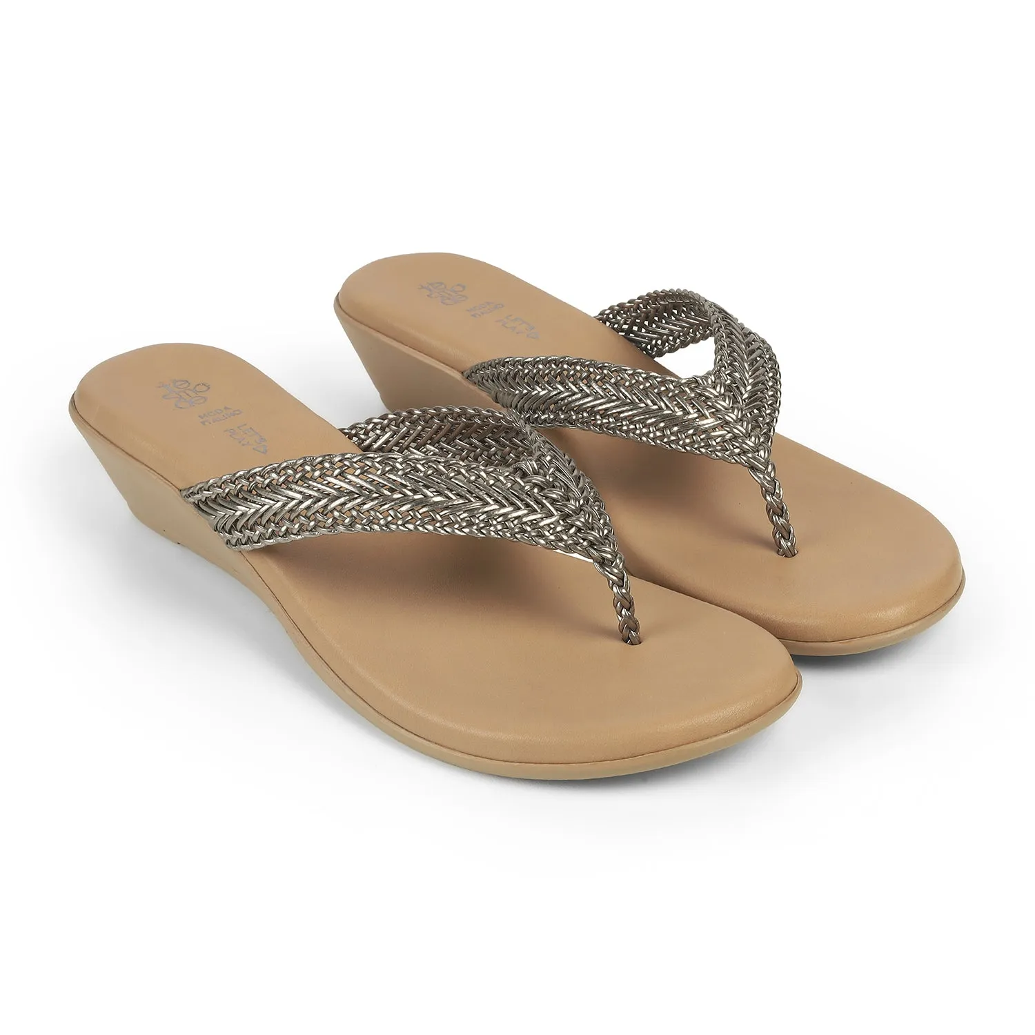 Tresmode Soeve Pewter Women's Dress Sandals