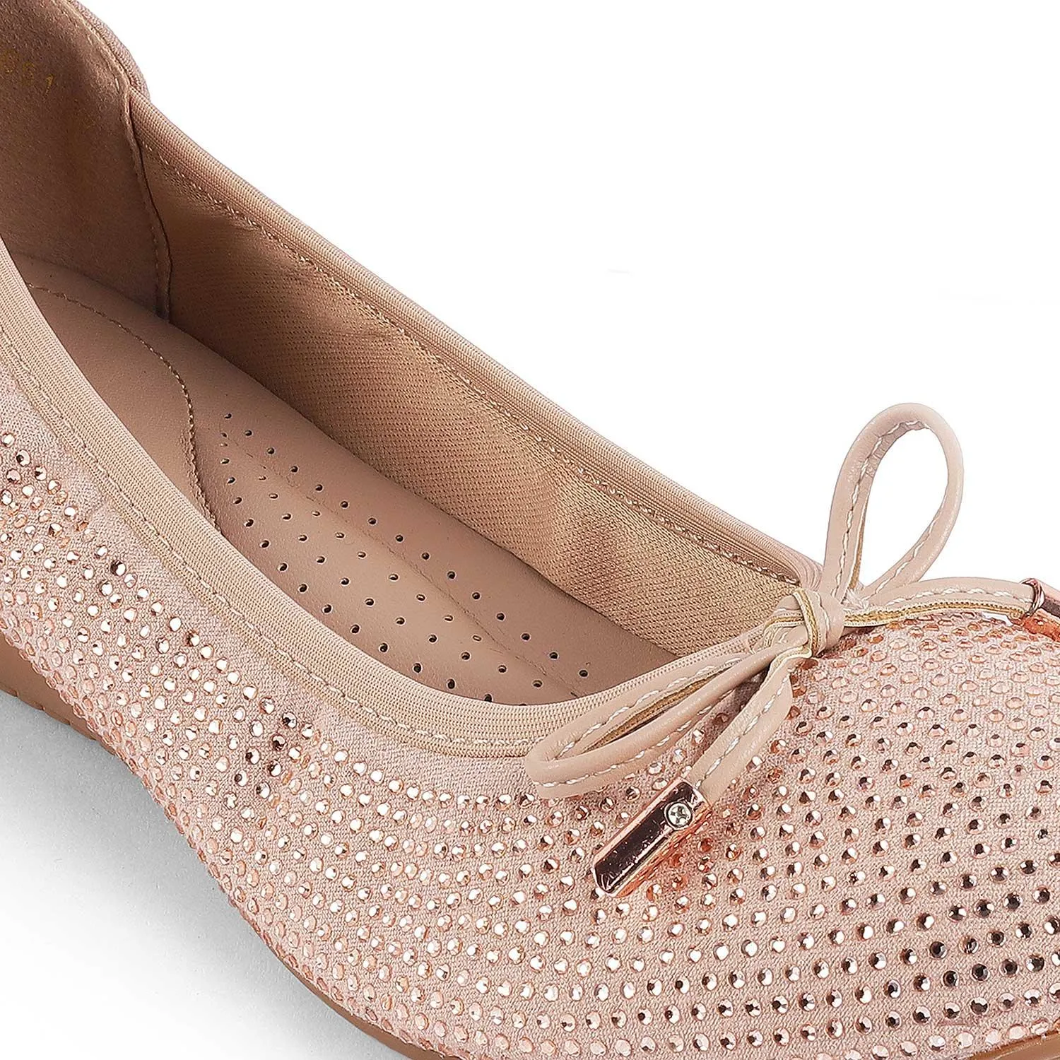 Tresmode Todiam Pink Women's Dress Ballerinas