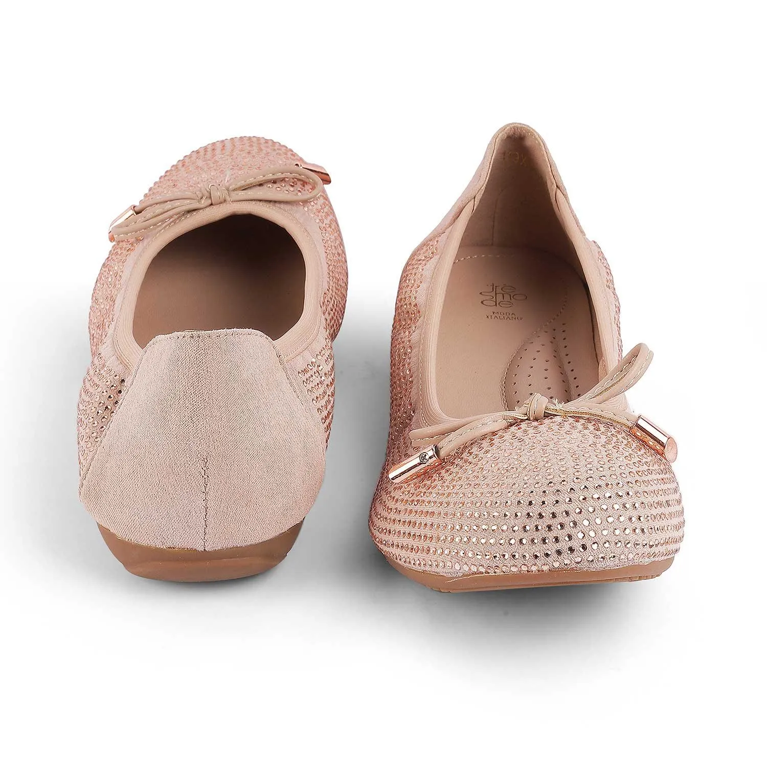 Tresmode Todiam Pink Women's Dress Ballerinas