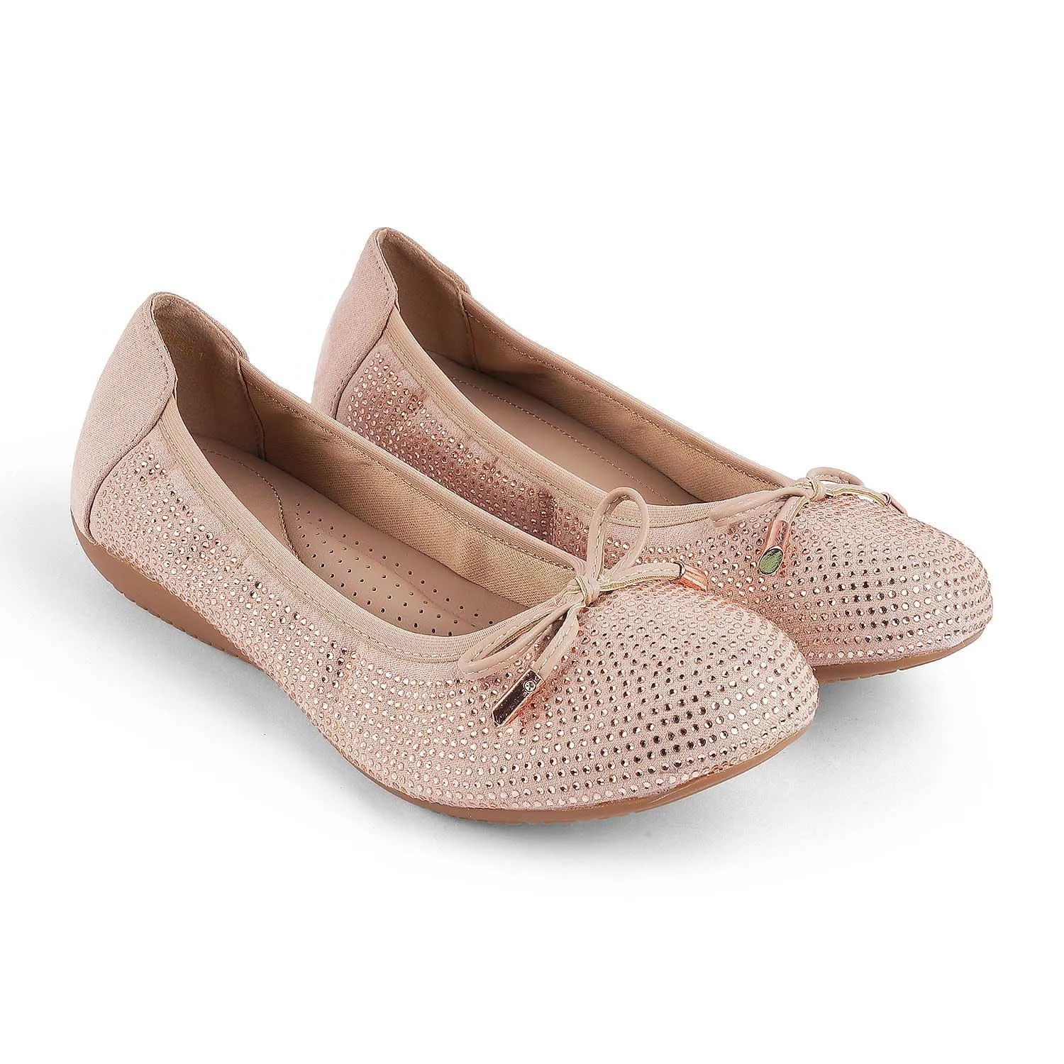 Tresmode Todiam Pink Women's Dress Ballerinas