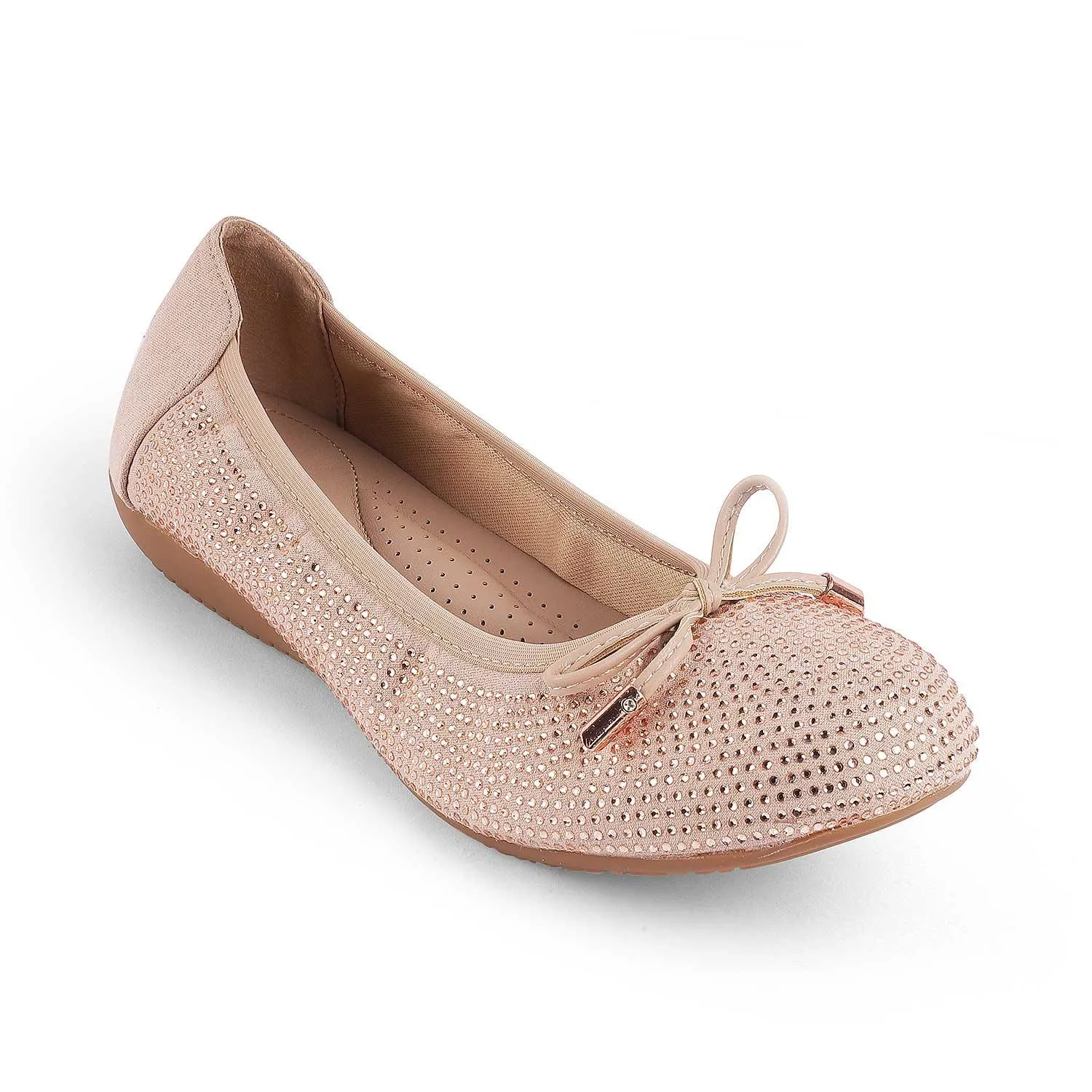 Tresmode Todiam Pink Women's Dress Ballerinas