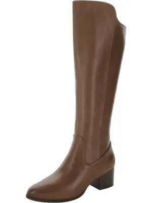 TRISTA Womens Leather Heel Synthetic outsole Thigh-High Boots