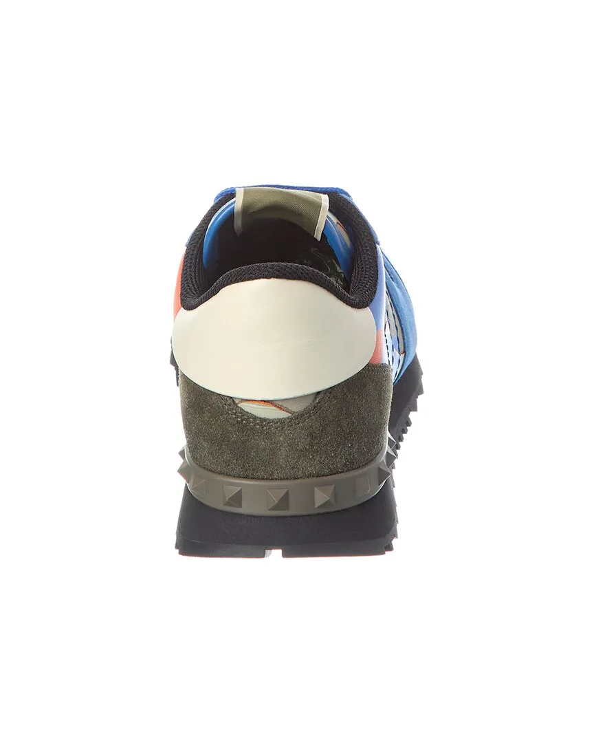 Valentino Leather & Canvas Sneaker