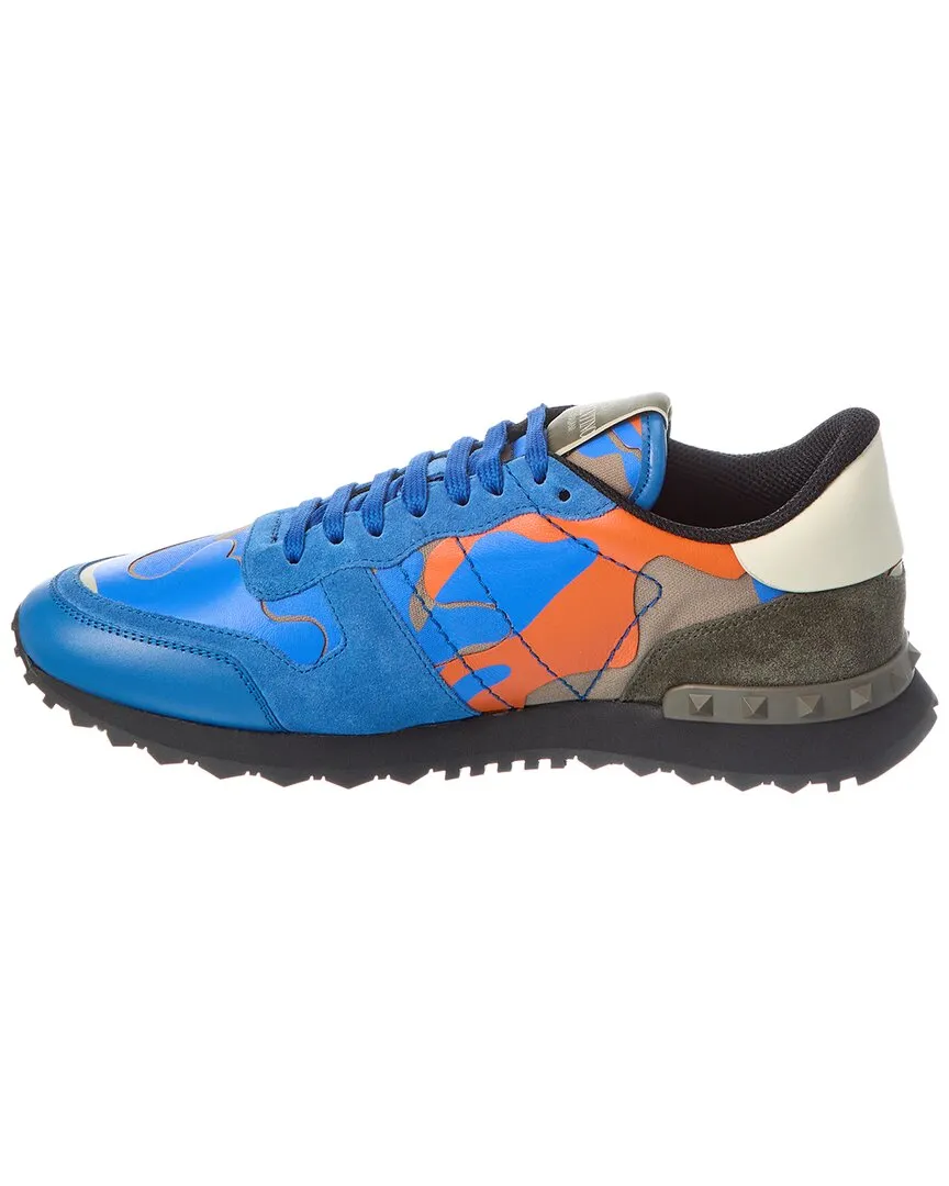 Valentino Leather & Canvas Sneaker