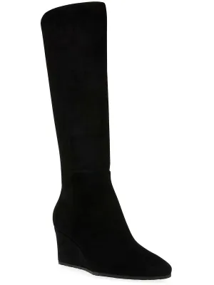 Valonia Womens Faux Suede Tall Knee-High Boots