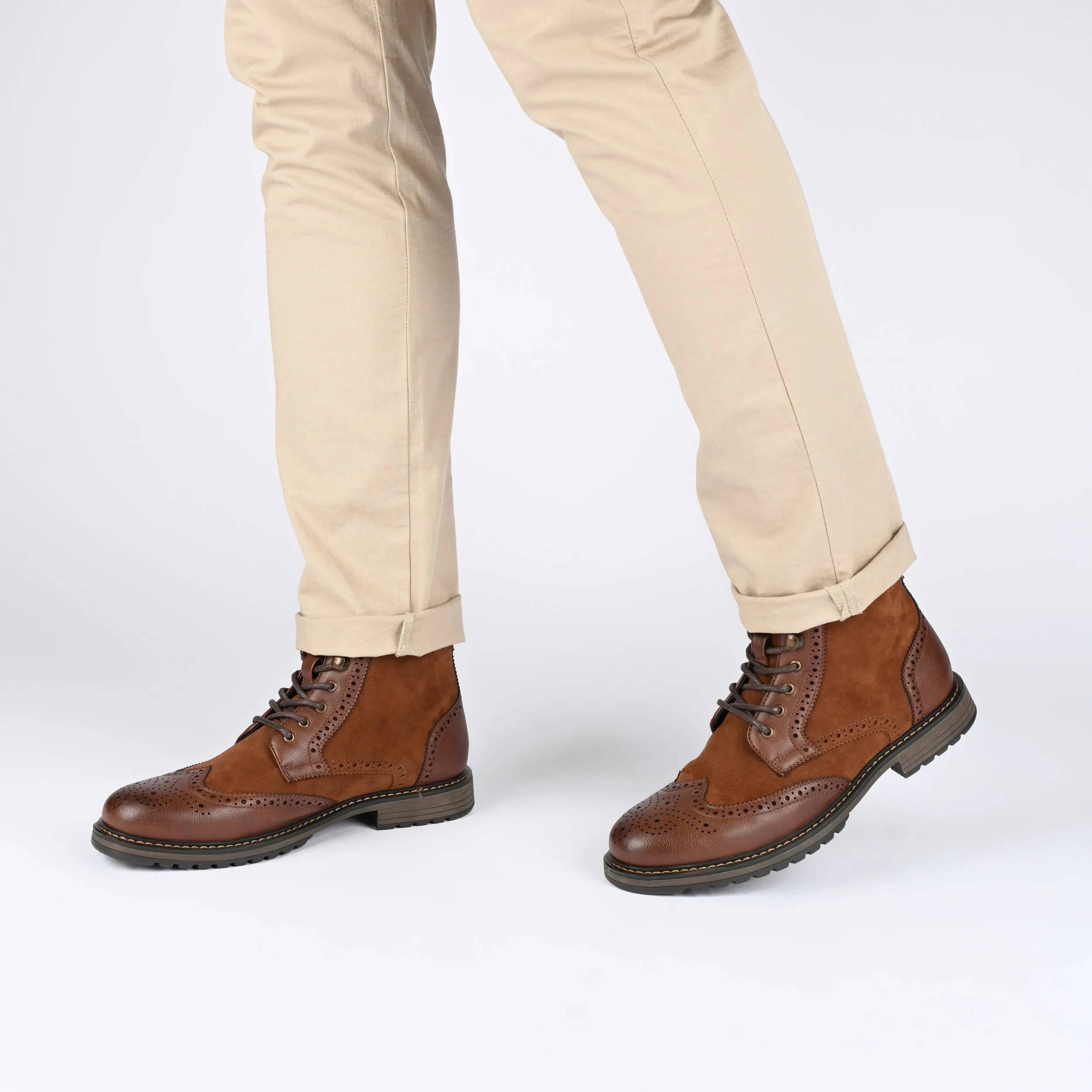 Vance Co. Virgil Wingtip Ankle Boot