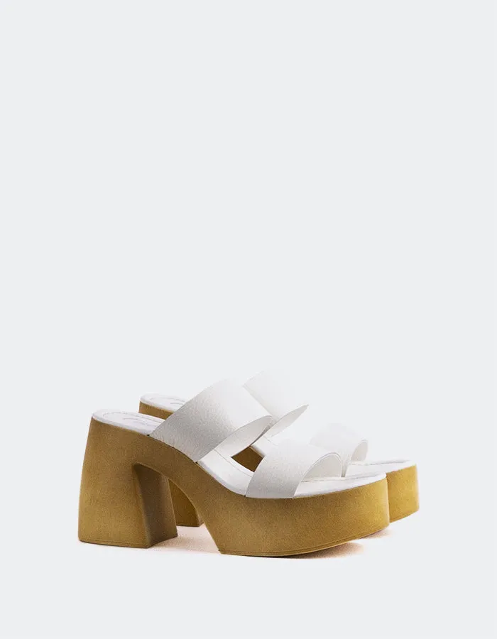Vyronas White Leather