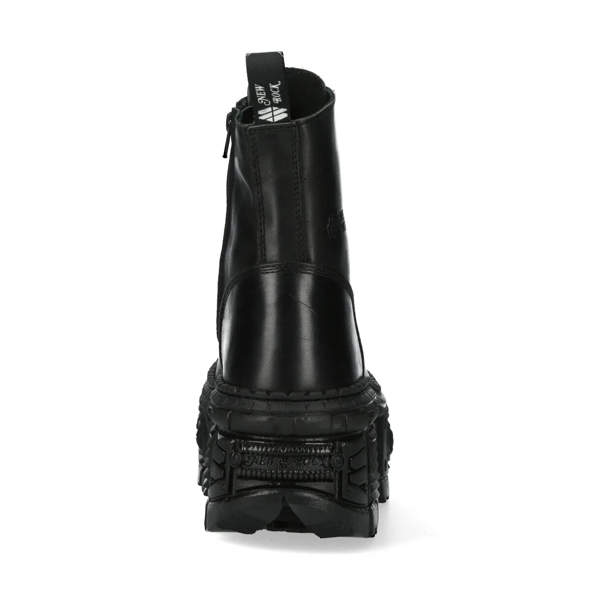 WALL083C-S5 Boots Metallic Leather Platform