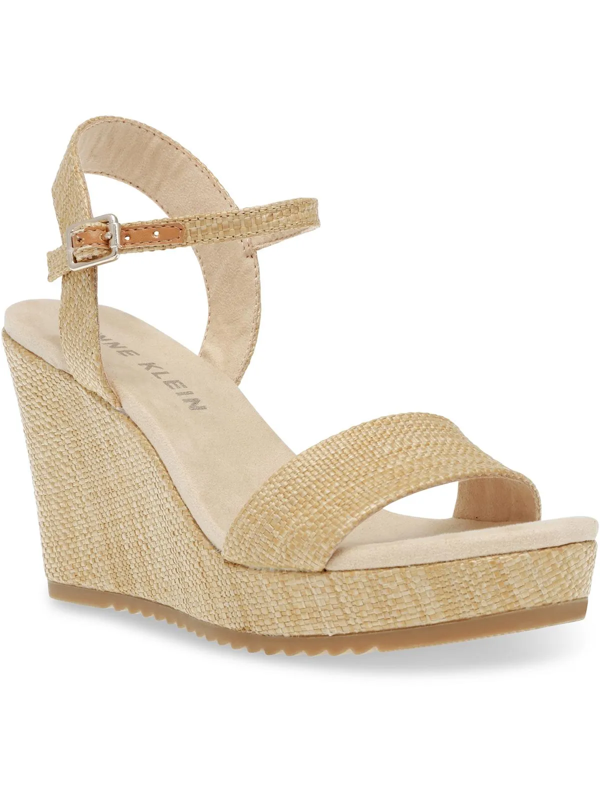 Wella Womens Rhinestone Ankle Strap Platform Sandals