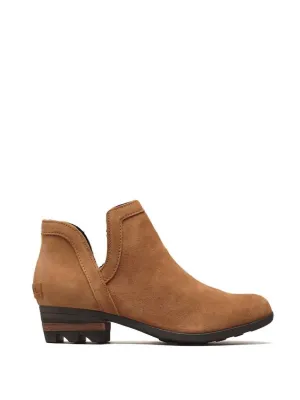 Women Lolla Cut-Out Boot In Camel Brown,black
