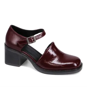 Women Rita Heel Sandal In Burgundy