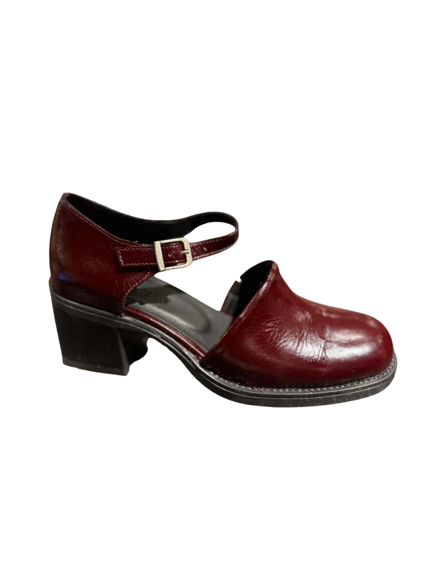 Women Rita Heel Sandal In Burgundy