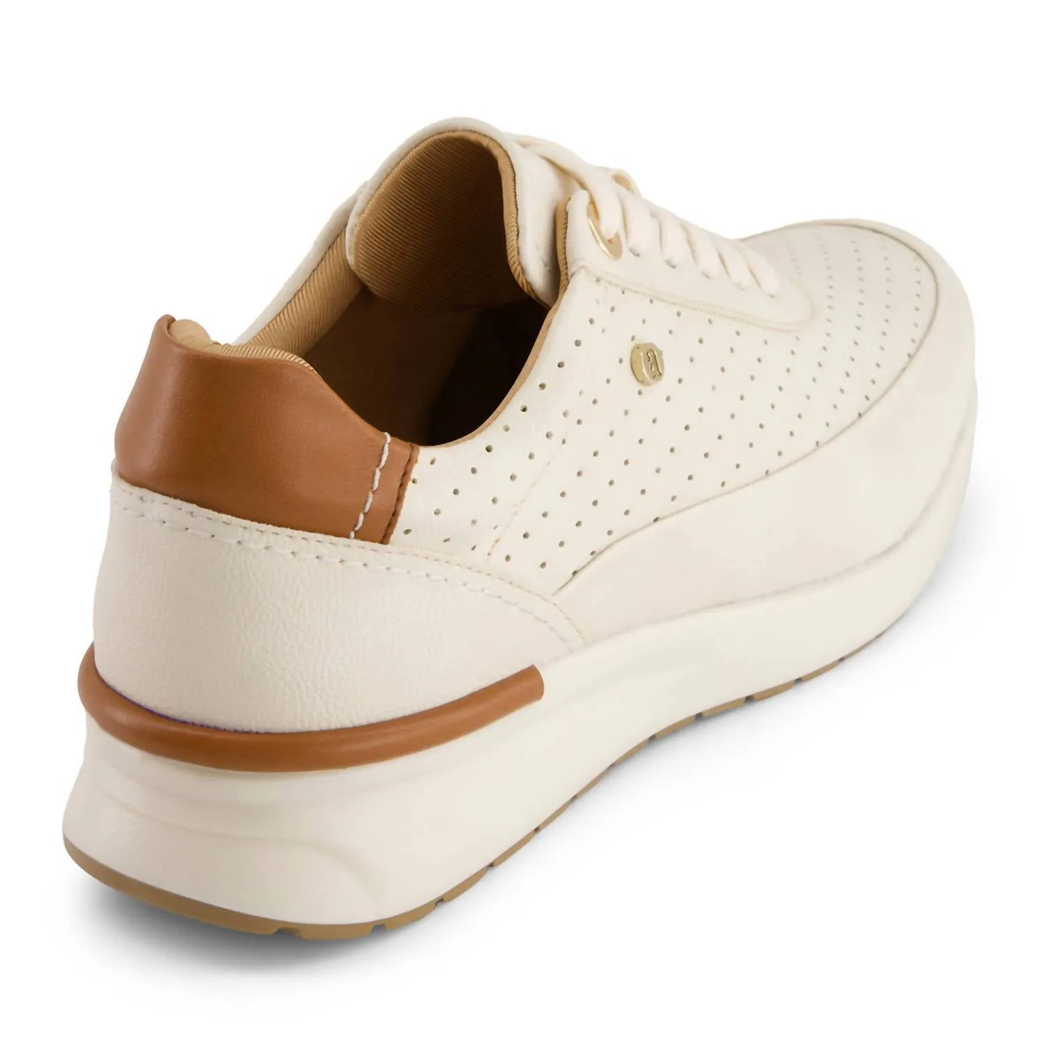 Women's Casual Sneakers In Light Beige